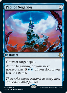 否定の契約/Pact of Negation》[A25] 青R | 日本最大級 MTG通販サイト
