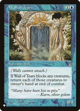 哀れみの壁/Wall of Tears》[STH] 青U | 日本最大級 MTG通販サイト