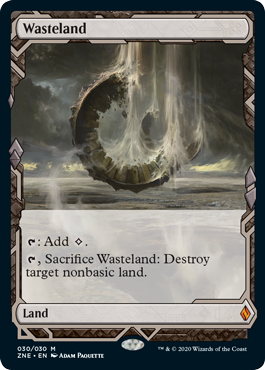030)《不毛の大地/Wasteland》[ZNE] 土地R | 日本最大級 MTG通販サイト