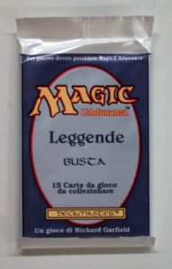 Legends レジェンド 未開封 ブースターパック it イタリア語 MTG