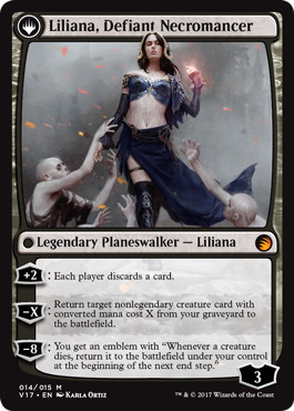 Foil】《異端の癒し手、リリアナ/Liliana, Heretical Healer》/《反抗