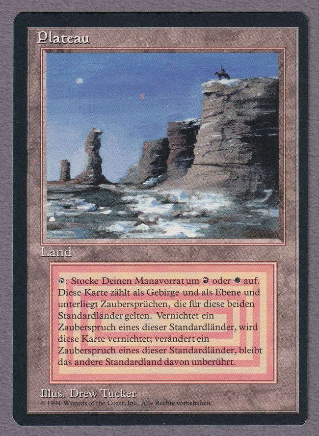 MTG 英語 Plateau 3ED リバイズド デュアラン デュアルランド mtg