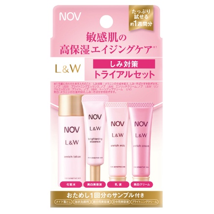 ノブ / ノブ L＆W トライアルセット Wの公式商品情報｜美容・化粧品