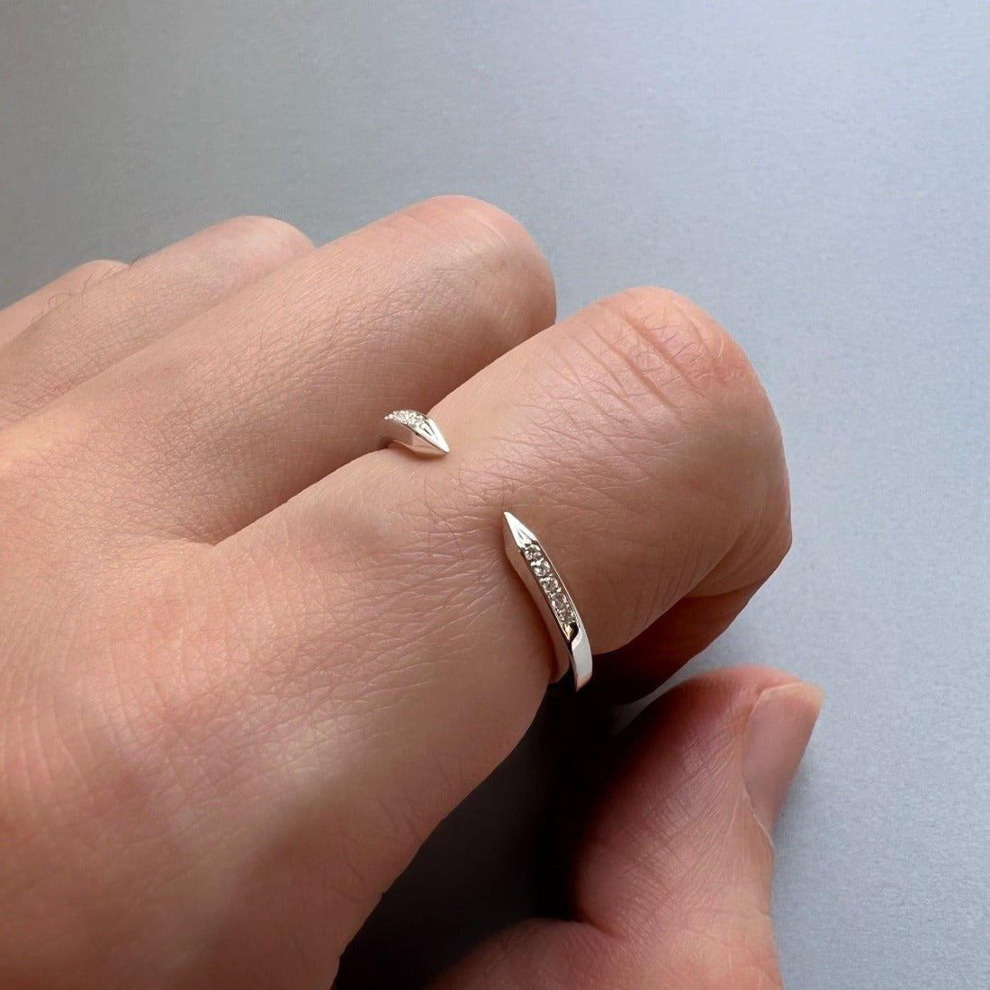 Crystal Diamond Ring