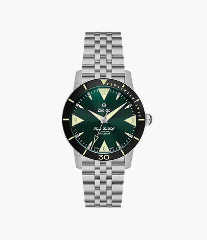 Super Sea Wolf Skin Diver Automatic Stainless Steel Watch ZO9218
