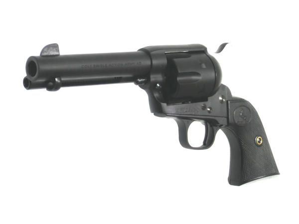 CAW: Colt SAA 2nd Standard Model Civilian HW R-BLACK 発火式モデル