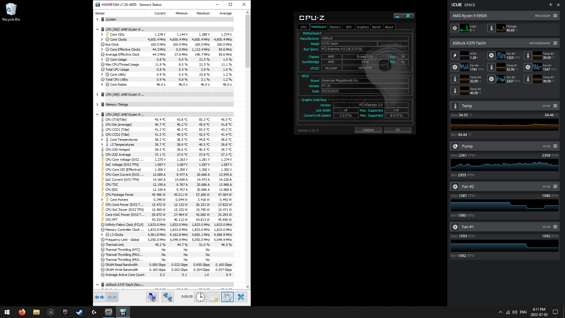 Ryzen 5950x on x370 Tai Chi - Motherboards - Level1Techs Forums