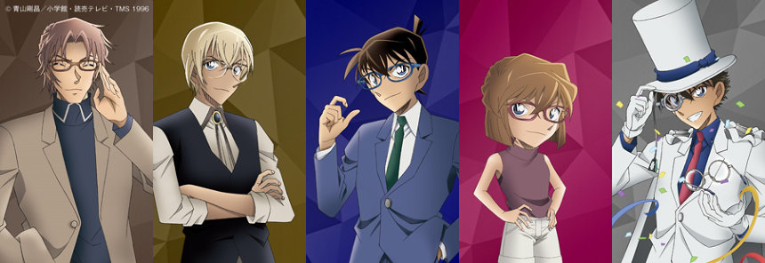 コナン×Zoffコラボ第2弾に工藤新一、安室透、灰原哀、怪盗キッド、沖矢