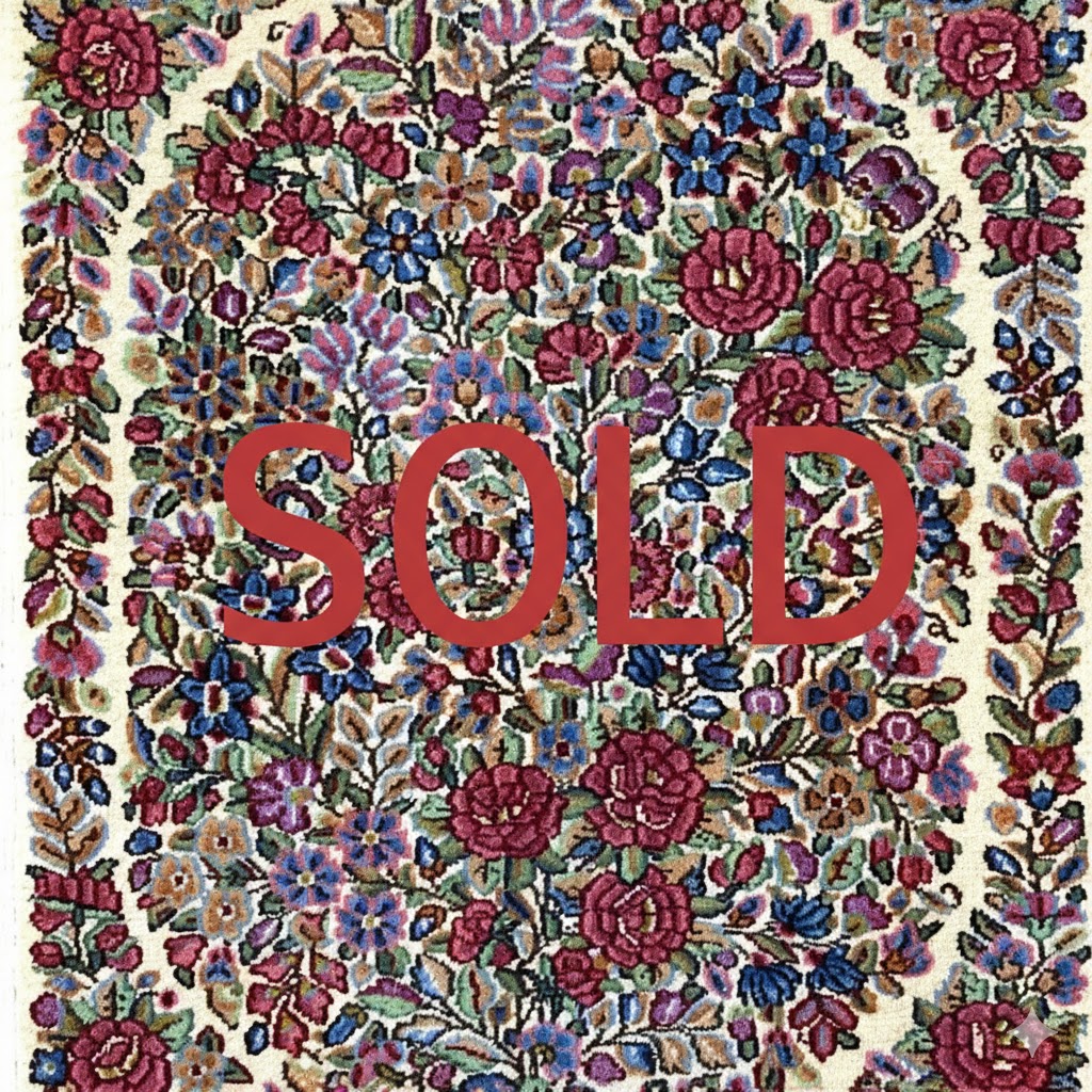 ペルシャ絨毯【ウール】ケルマン（ラバー）50×82 SOLD | ペルシャ絨毯
