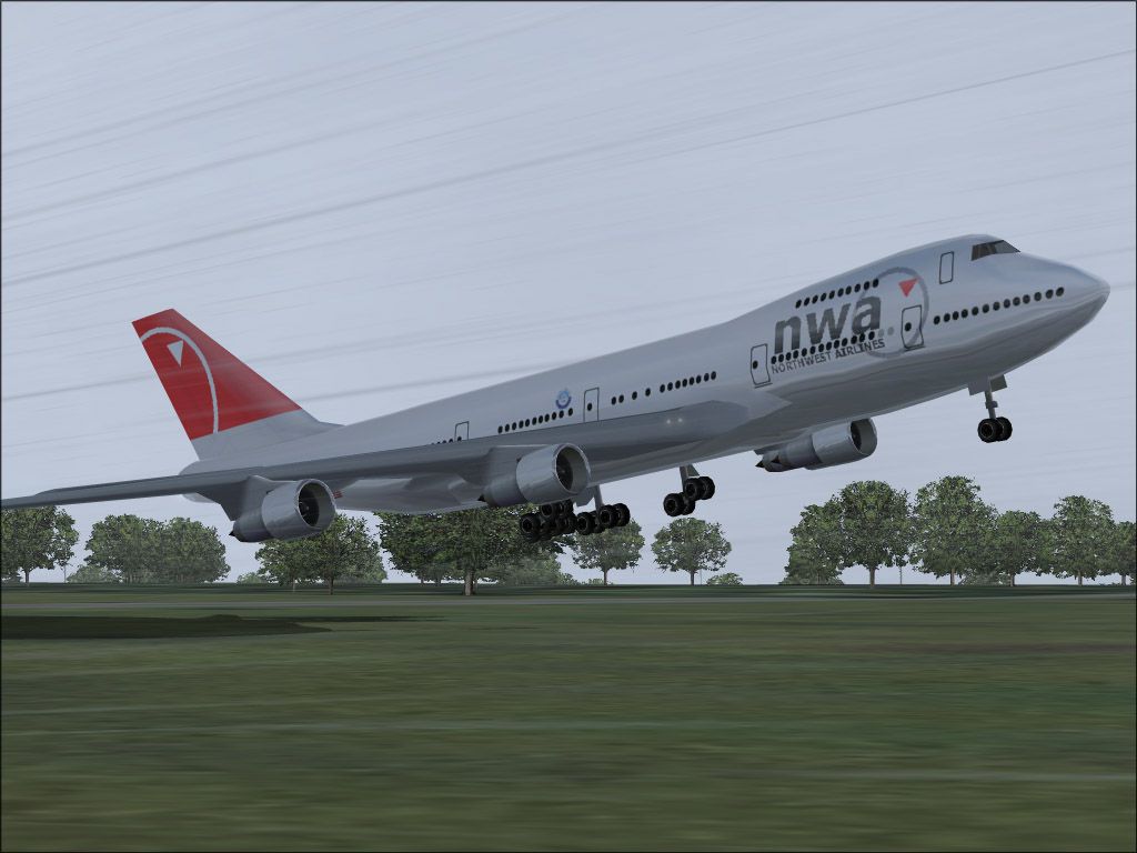 Northwest Boeing 747-200 for FS2004