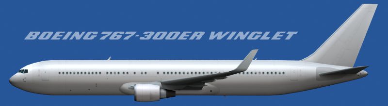 Boeing 767-300ER Winglet for FSX