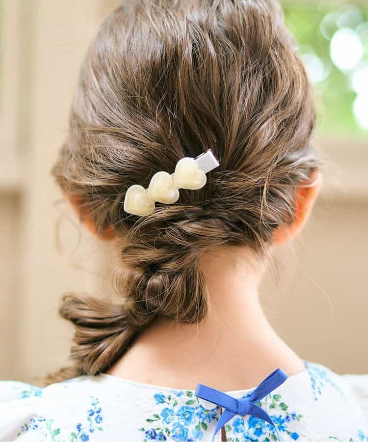 ハートモチーフヘアクリップセット（V270025）|apres les cours
