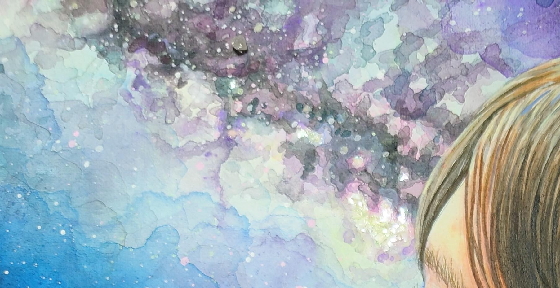 絵画の通販、購入ならFROM ARTIST/作品名：天の川銀河/作家名：簗瀬 冴