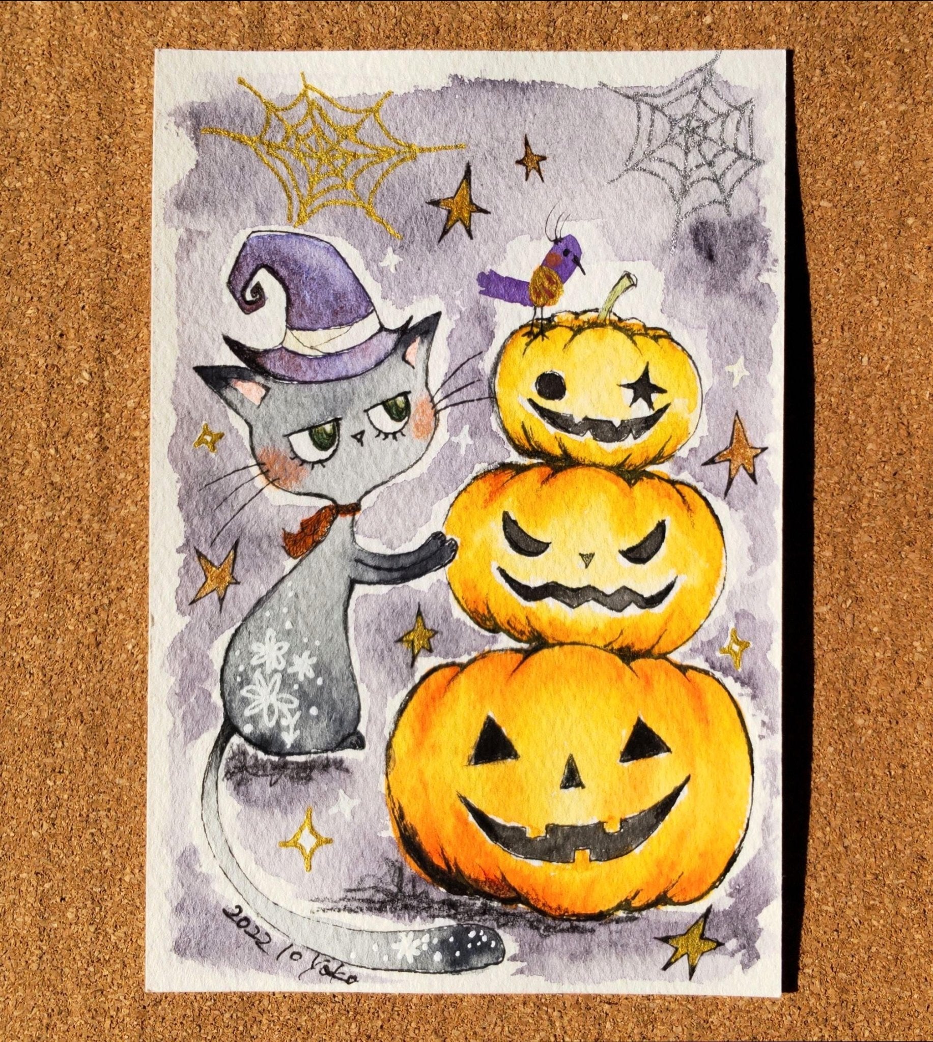 絵画の通販、購入ならFROM ARTIST/作品名：ハロウィンナイト/作家名：Yoko