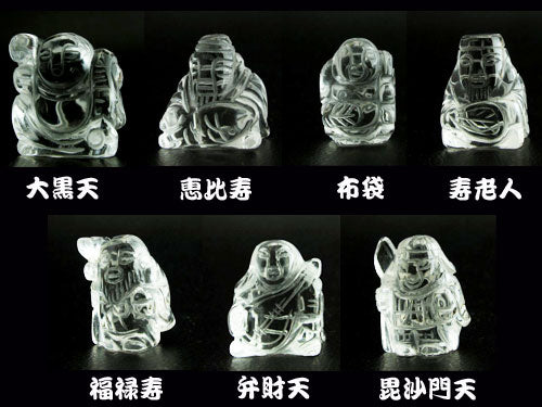 七福神／水晶・置物・台座付き – 天然石の店 ふうちゃん