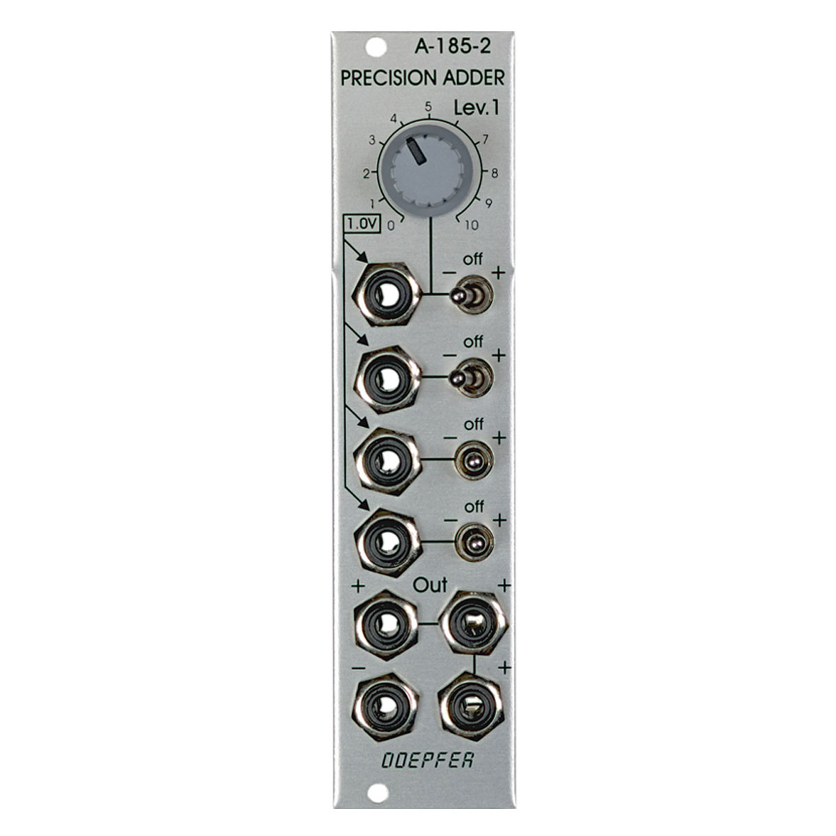 A-185-2 Precision CV Adder - A-100 Eurorack Modular Synthesizer