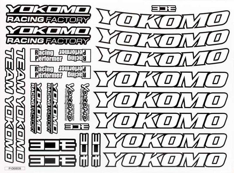 ヨコモ オフロード用デカールシート ZC-OFFD | 福山ラジコンセンター