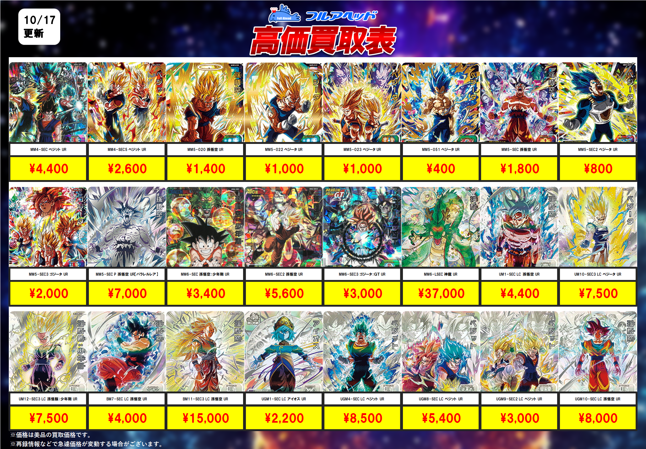 ドラゴンボール ドラゴンボールヒーローズカードまとめ売り、引退品