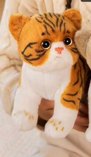 猫ぬいぐるみ 茶色 ふわもふ抱き枕ねこちゃん トラ茶|猫ぬいぐるみ専門