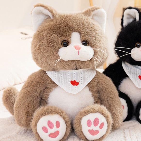 猫ぬいぐるみ もふもふ肉球ちゃん トラ茶|猫ぬいぐるみ専門通販 Nyankomo
