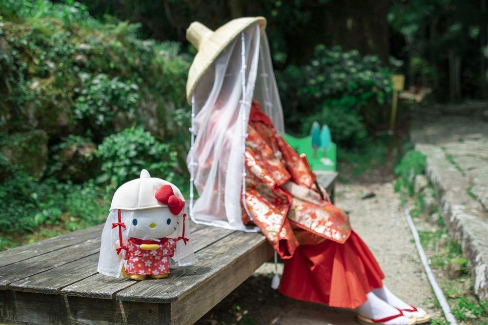 ふるさと納税限定 サンリオ ハローキティ 平安衣装 ぬいぐるみ 和歌山