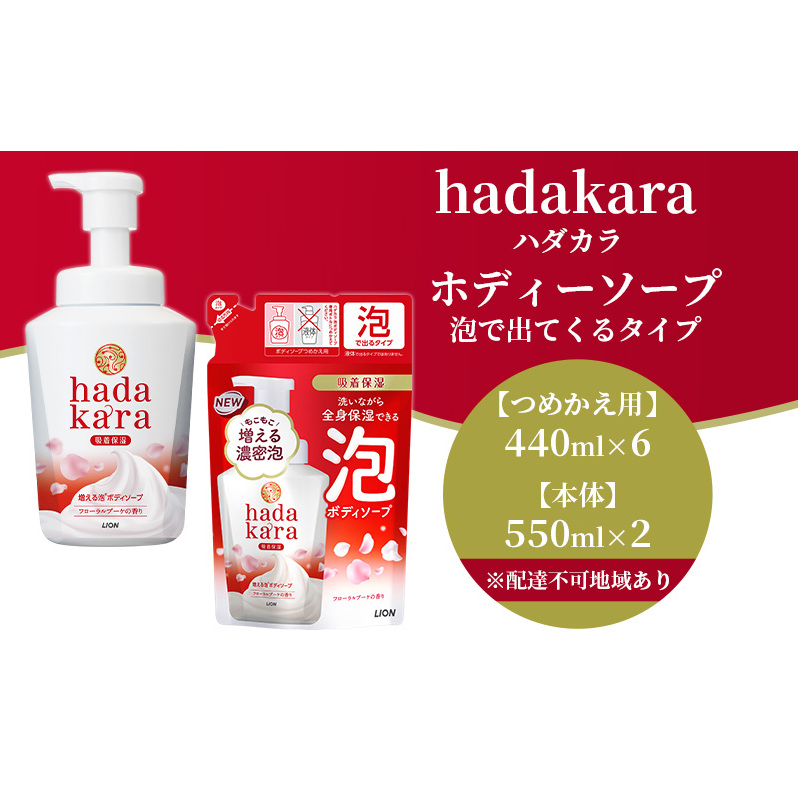 hadakara ( ハダカラ ) オリジナルセット 泡タイプ《本体×2本