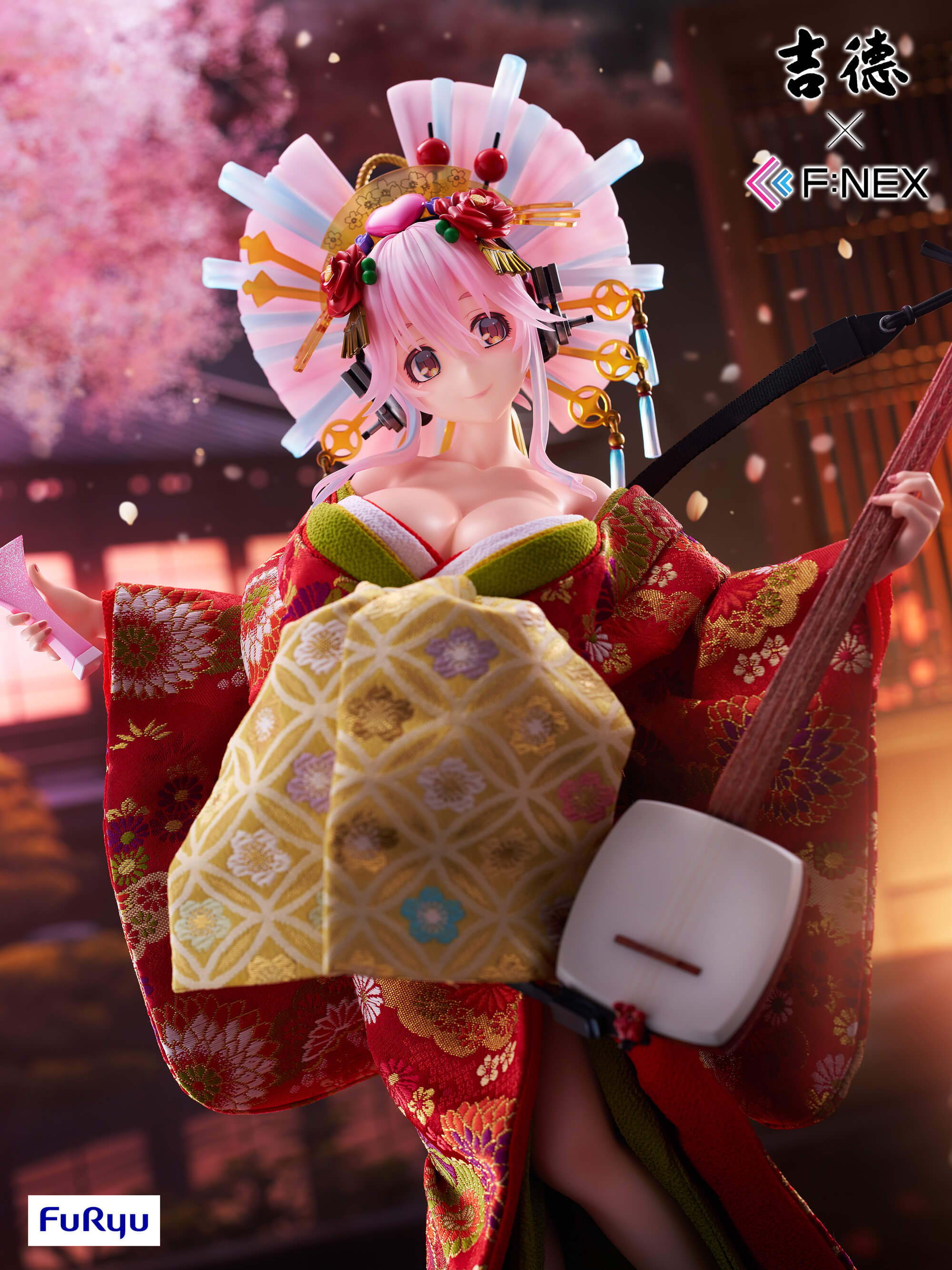 吉徳×F:NEX すーぱーそに子 -日本人形- 1/4スケールフィギュア
