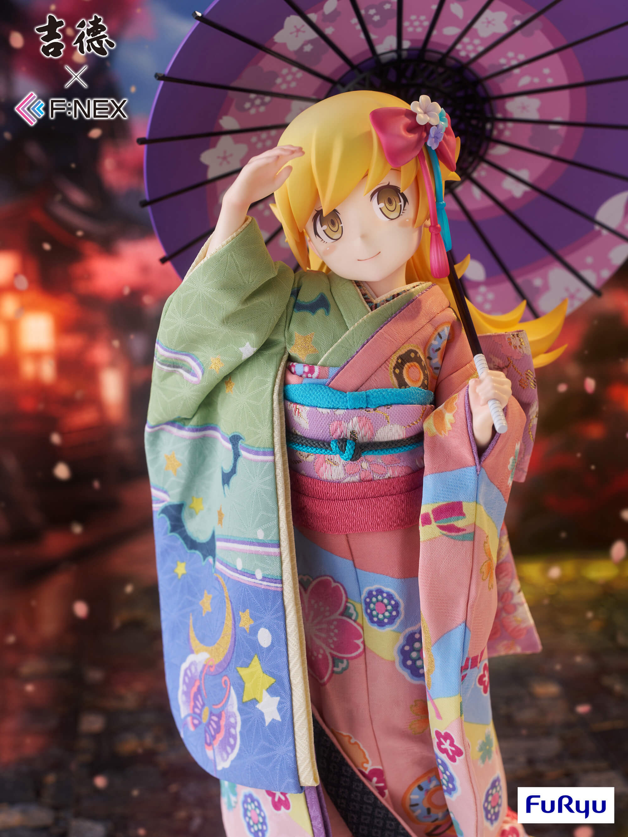 吉徳×F:NEX 忍野忍 -日本人形- 1/4スケールフィギュア – フィギュア