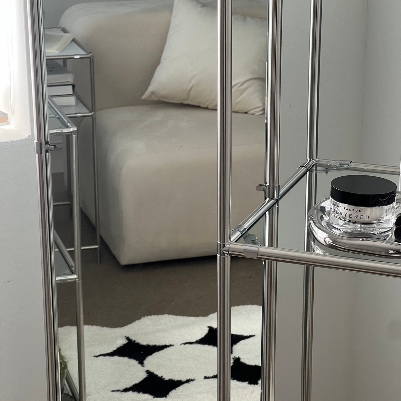 Tool Stand Mirror Rack