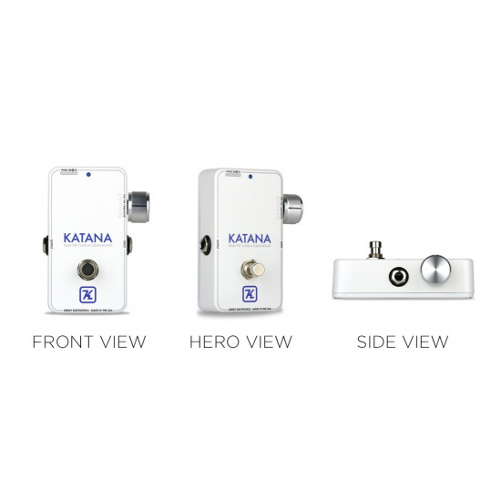 Keeley Electronics Katana Clean Boost - Throwback White Limited