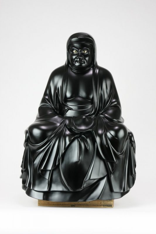 漆黒の達磨大師・大権修利菩薩像〇 | 京都の仏師 宮本我休（GAKYU
