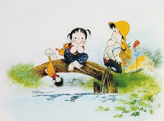 中島潔「川辺の詩」 絵画 販売 買取 | 東京 自由が丘にある画廊