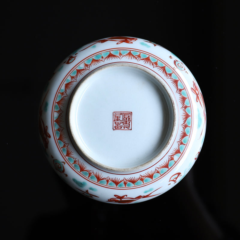 永楽和全 (12代永楽善五郎) 金襴手手塩皿 – Gallery Nisui