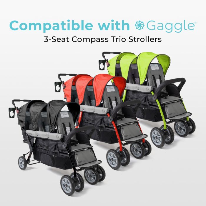 Triple Stroller Rain Cover Multi-pack