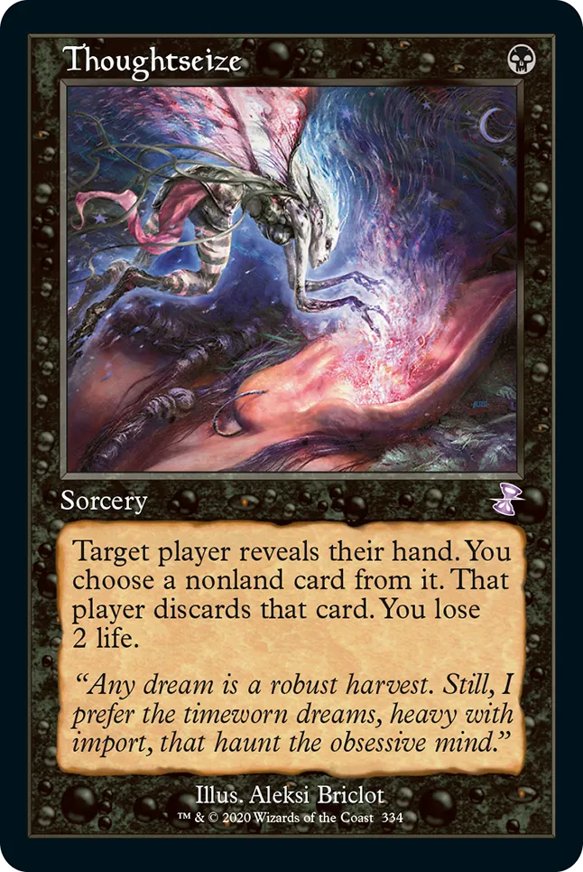 Thoughtseize MTG - Time Spiral Remastered #334 (English) | Magic