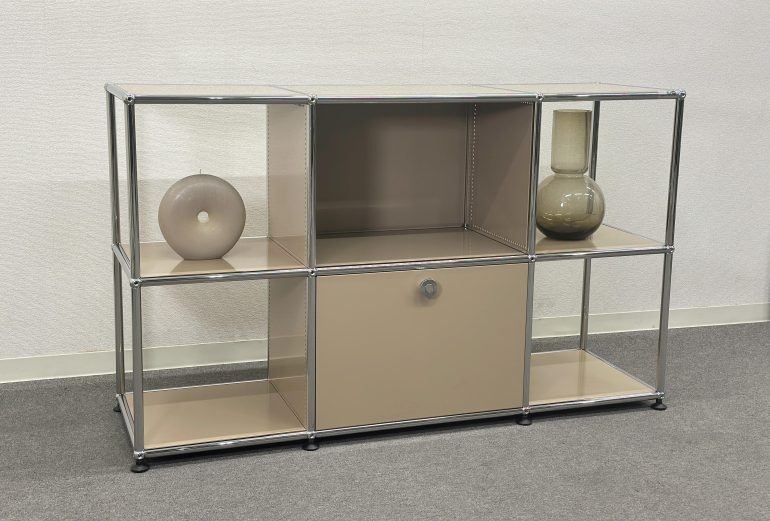 正規品!ほぼ未使用品□USMハラー□キャビネットシェルフ 3列2段