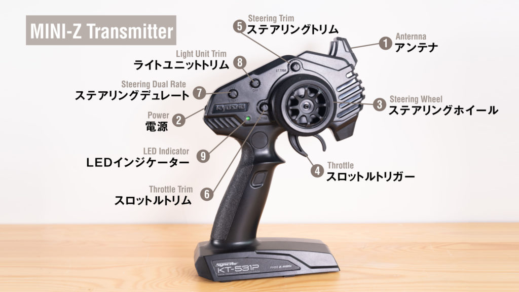 MINI-Z（ミニッツ）を走らせる！Syncro KT-531Pの使い方とマシン設定