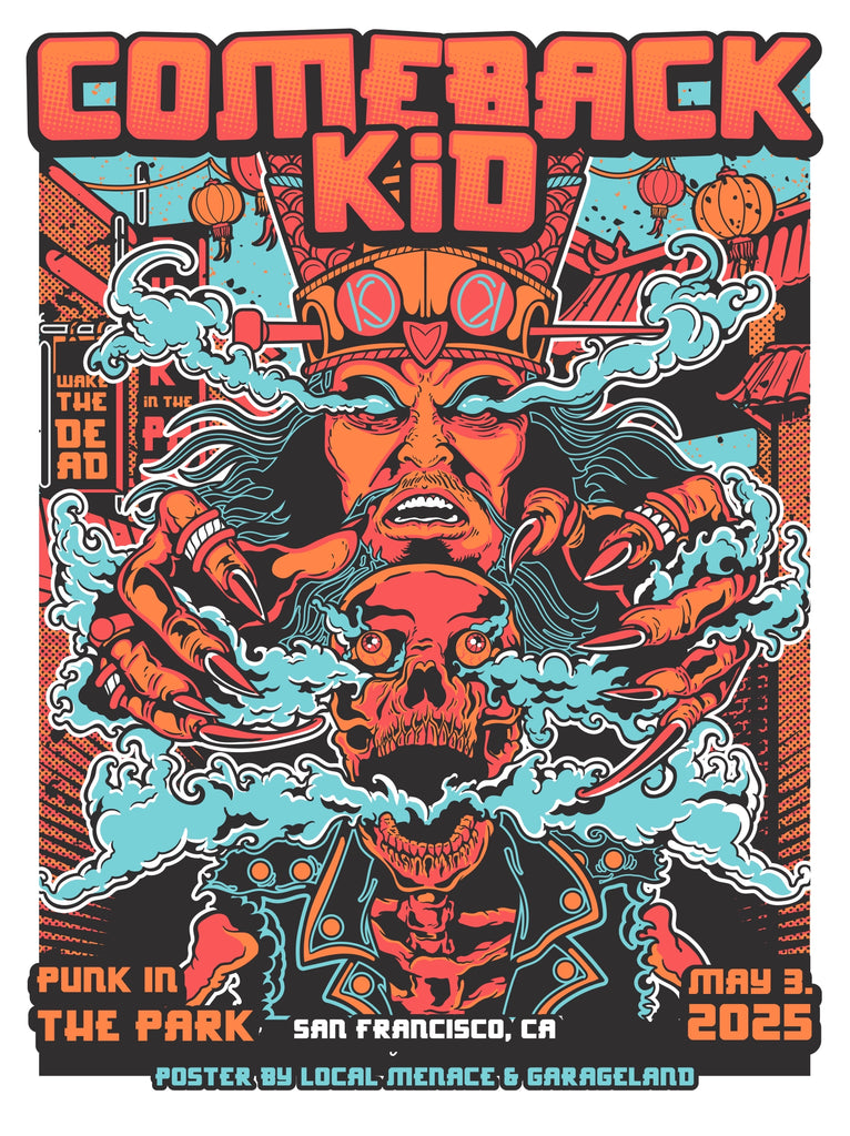 COMEBACK KID - PUNK IN THE PARK SF – Garageland Print