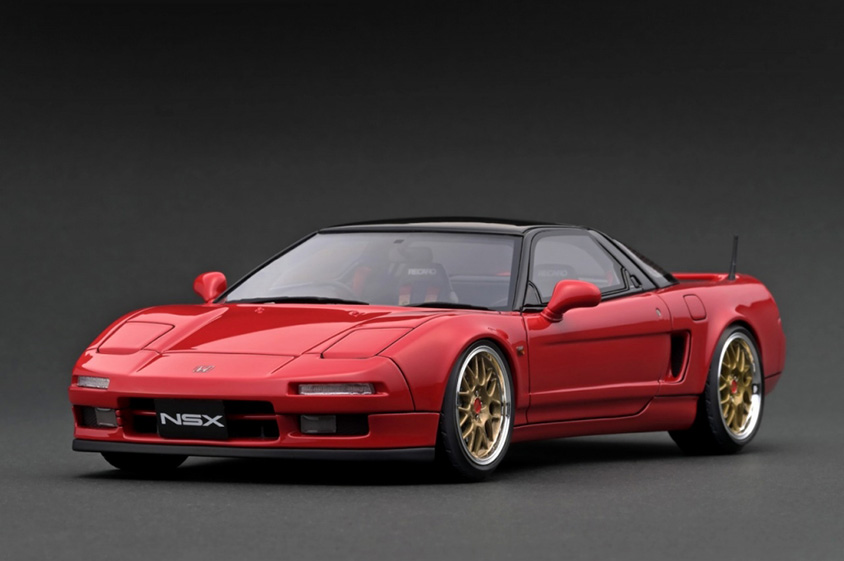 ミニカー】BBS RG-Rタイプ17インチホイールにローダウン仕様「NSX (NA1