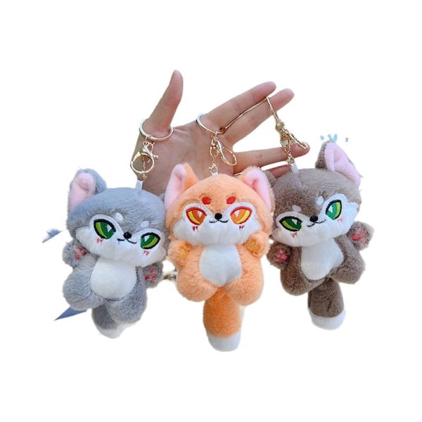 Qoo10] かわいい萌えキツネちゃんチャームぬいぐる