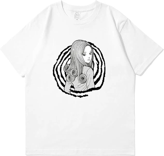 ノンノン親分 ロングTシャツ ベージュ Lサイズ 伊藤潤二展 Tシャツ