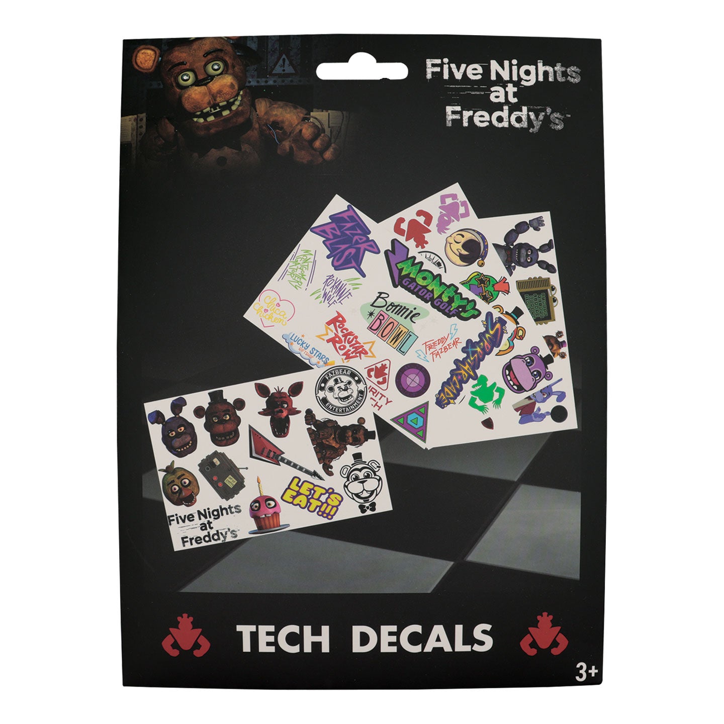 Five Nights at Freddy's デカールステッカー（4枚入り） – インフォ