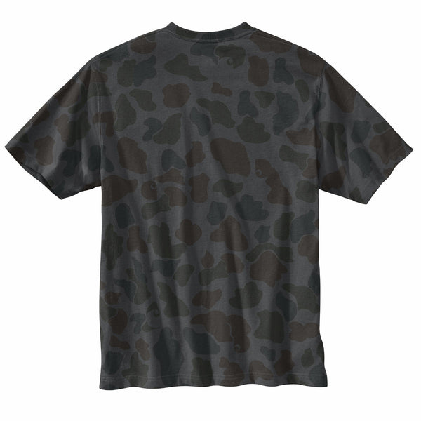 Carhartt 106894 Men's Relaxed Fit Lightweight SS Pocket Camo Logo