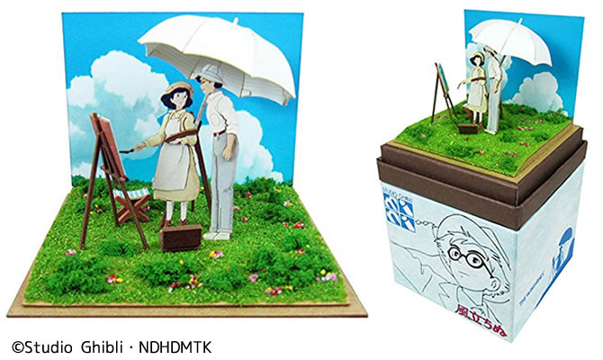 風立ちぬ』が初のペーパークラフト化「スタジオジブリ mini」から登場