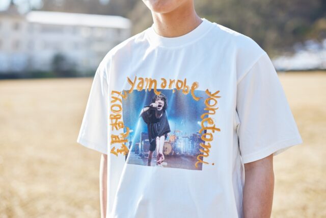 米富繊維と銀杏 BOYZ によるコラボレーション T シャツ「Yonetomi