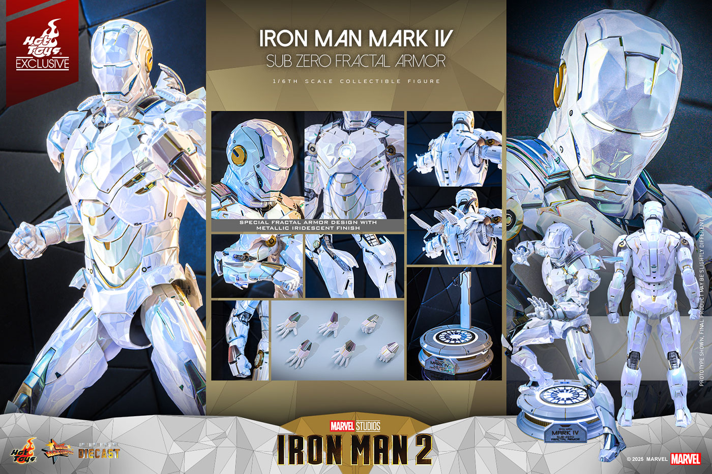 ムービー・マスターピース DIECAST アイアンマン・マーク4（ホワイト