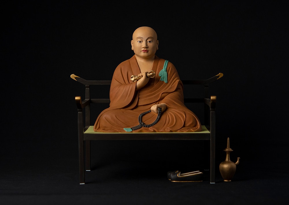 仏像】木造 弘法大師坐像 身丈2寸 | 高僧・祖師 | | 仏像ワールド