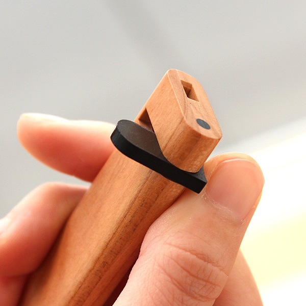 Toothpick Holder」木製の携帯爪楊枝入れ・つまようじケース