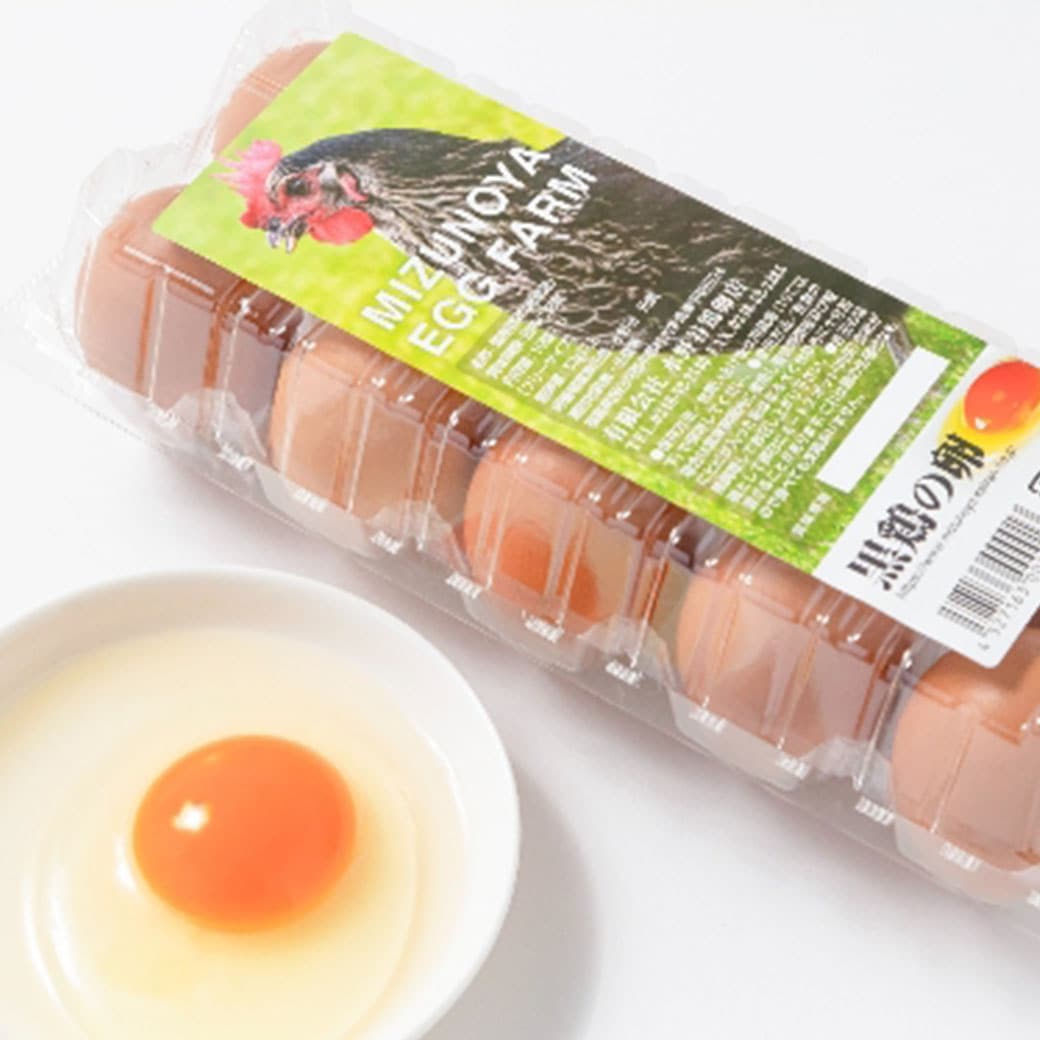 送料込】「黒鶏が生んだ極上たまご ― 水野谷鶏卵店の濃厚プレミアム卵