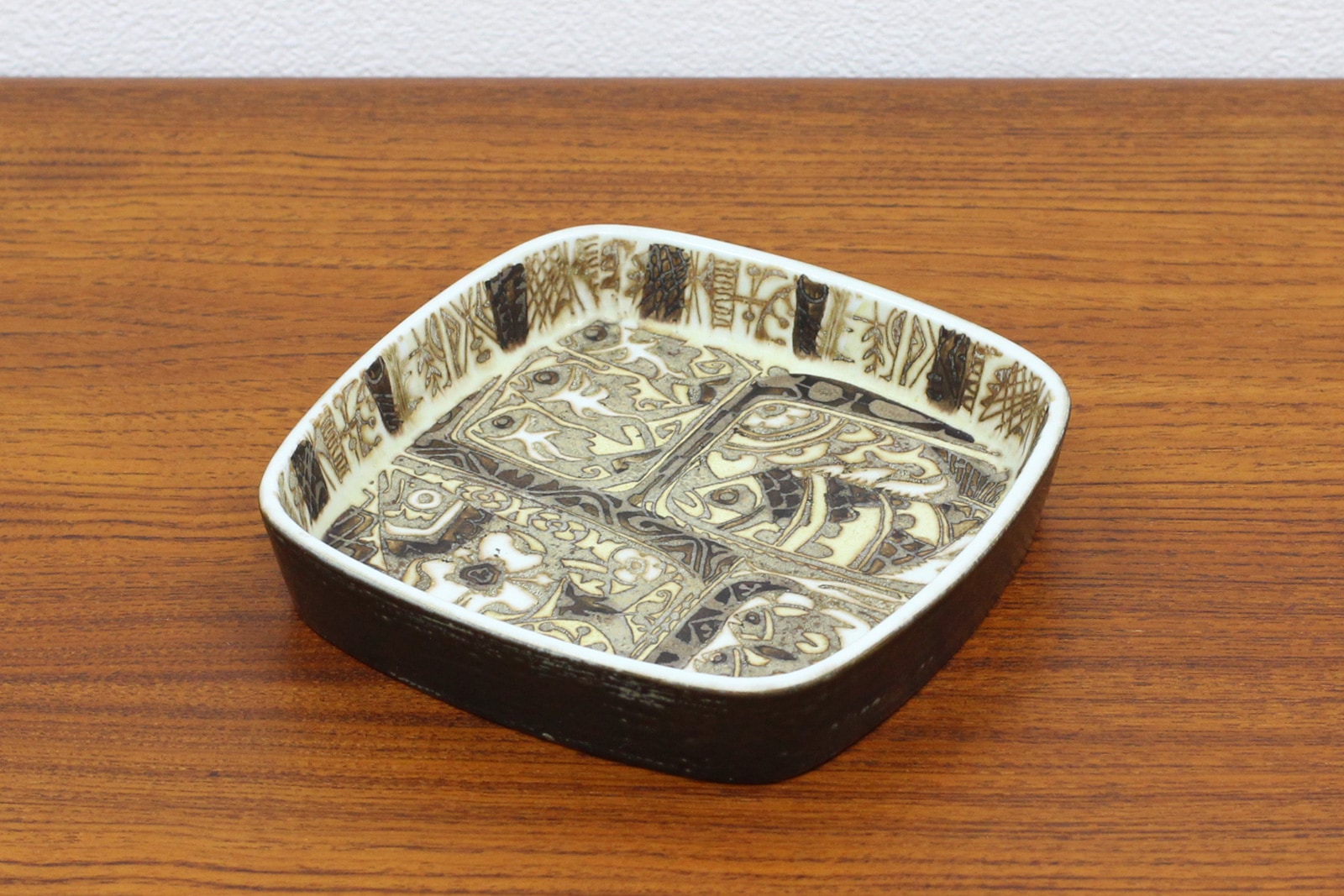 ヴィンテージ Royal Copenhagen Baca バッカ スクエア プレート | 北欧
